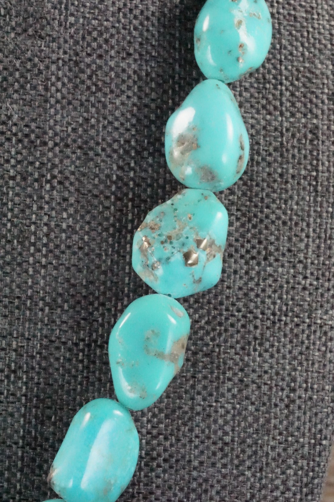 Turquoise & Sterling Silver Necklace - Doreen Jake
