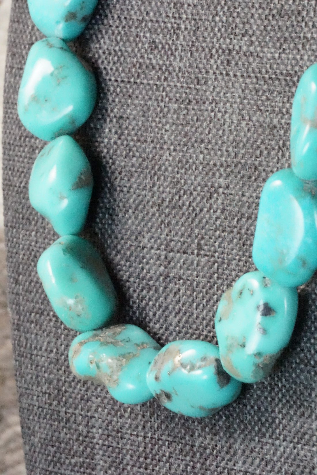 Turquoise & Sterling Silver Necklace - Doreen Jake