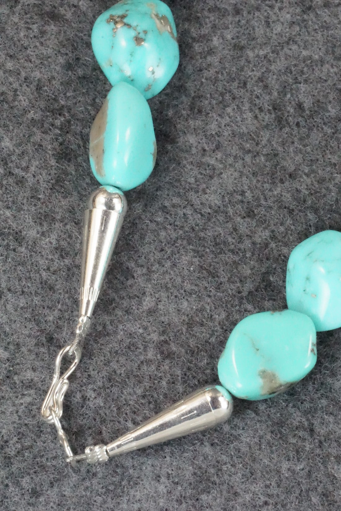 Turquoise & Sterling Silver Necklace - Doreen Jake