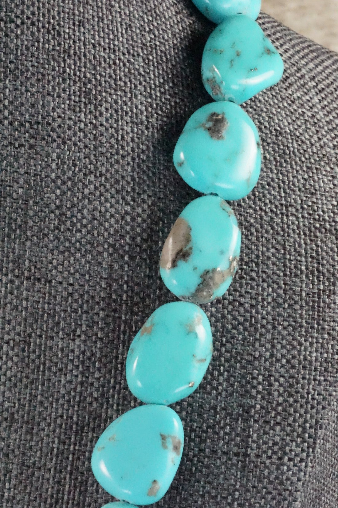 Turquoise & Sterling Silver Necklace - Doreen Jake