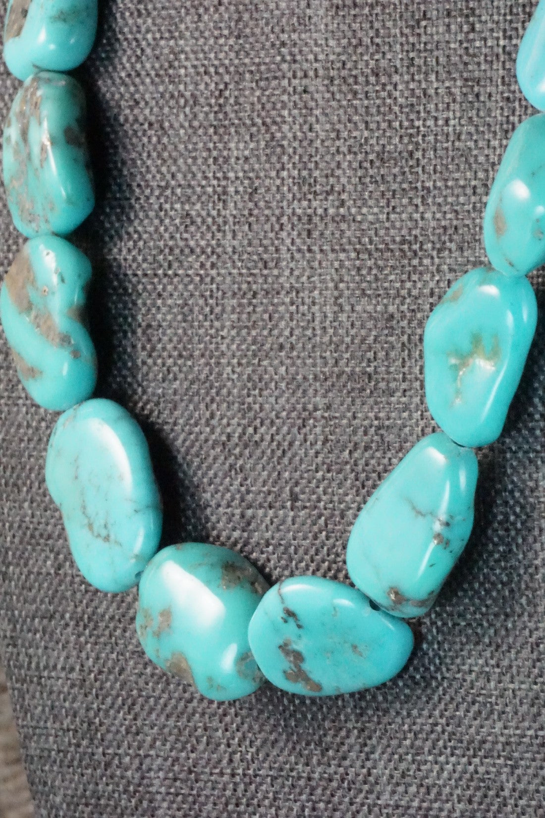 Turquoise & Sterling Silver Necklace - Doreen Jake