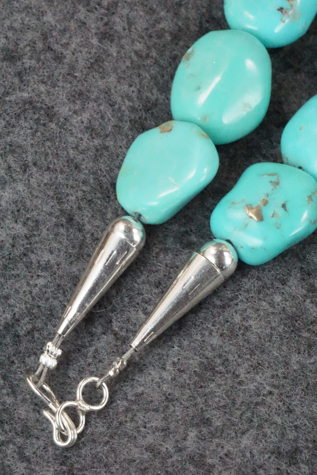 Turquoise & Sterling Silver Necklace - Doreen Jake