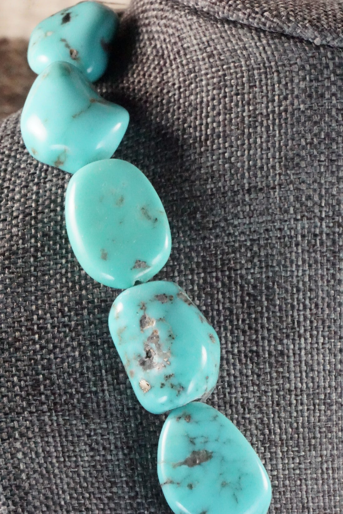 Turquoise & Sterling Silver Necklace - Doreen Jake