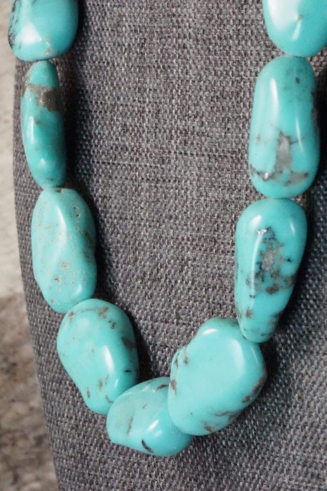 Turquoise & Sterling Silver Necklace - Doreen Jake