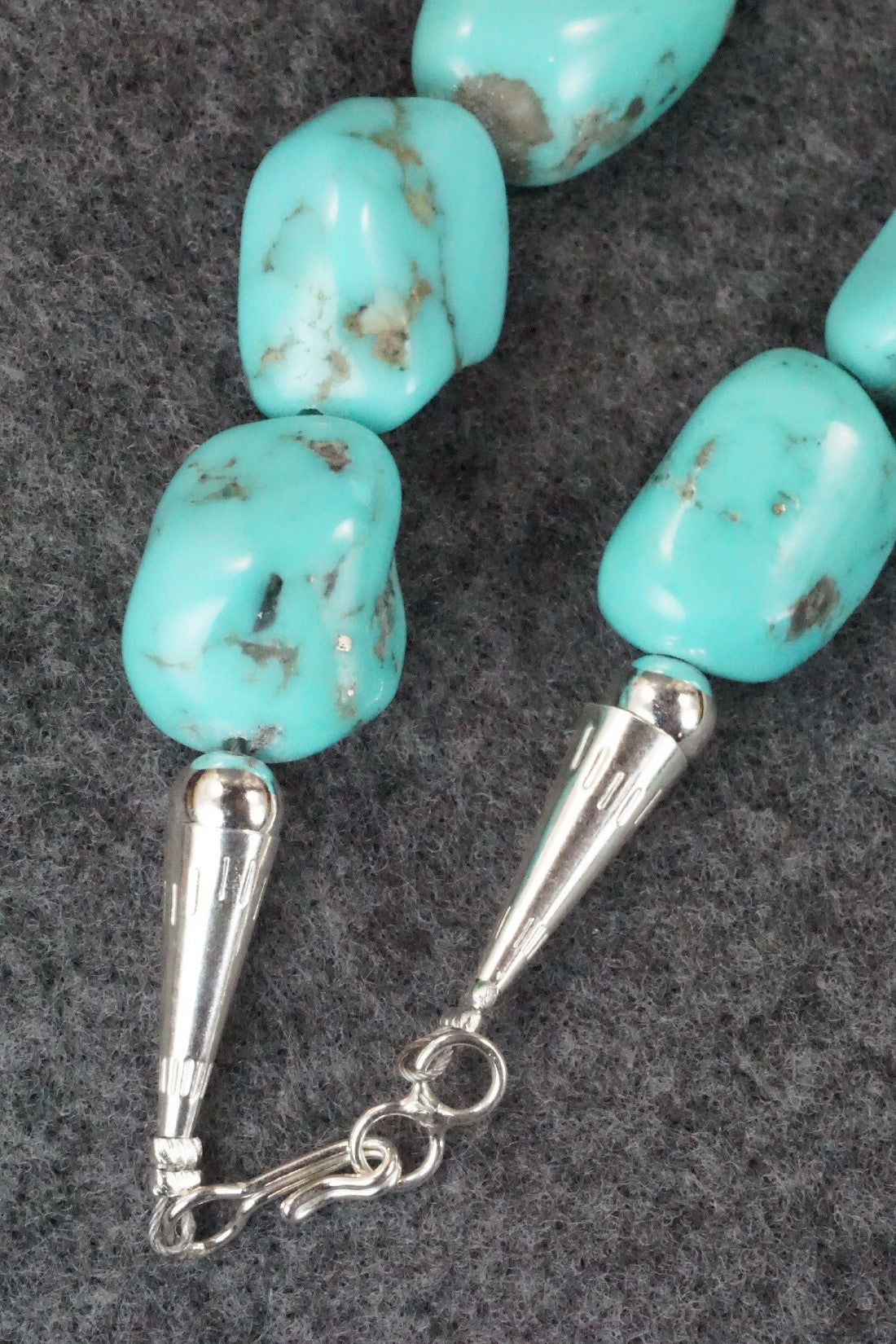 Turquoise & Sterling Silver Necklace - Doreen Jake