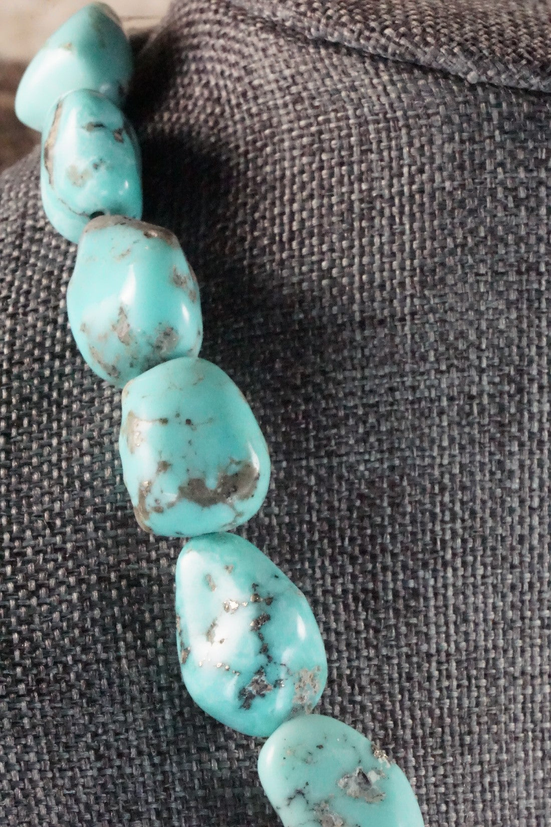 Turquoise & Sterling Silver Necklace - Doreen Jake