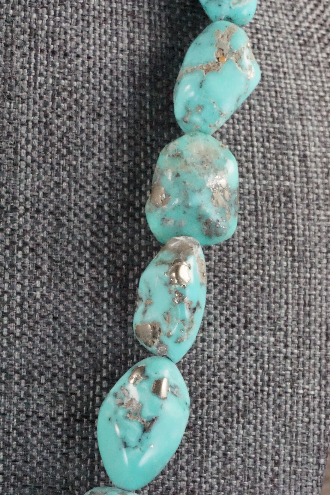 Turquoise & Sterling Silver Necklace - Doreen Jake