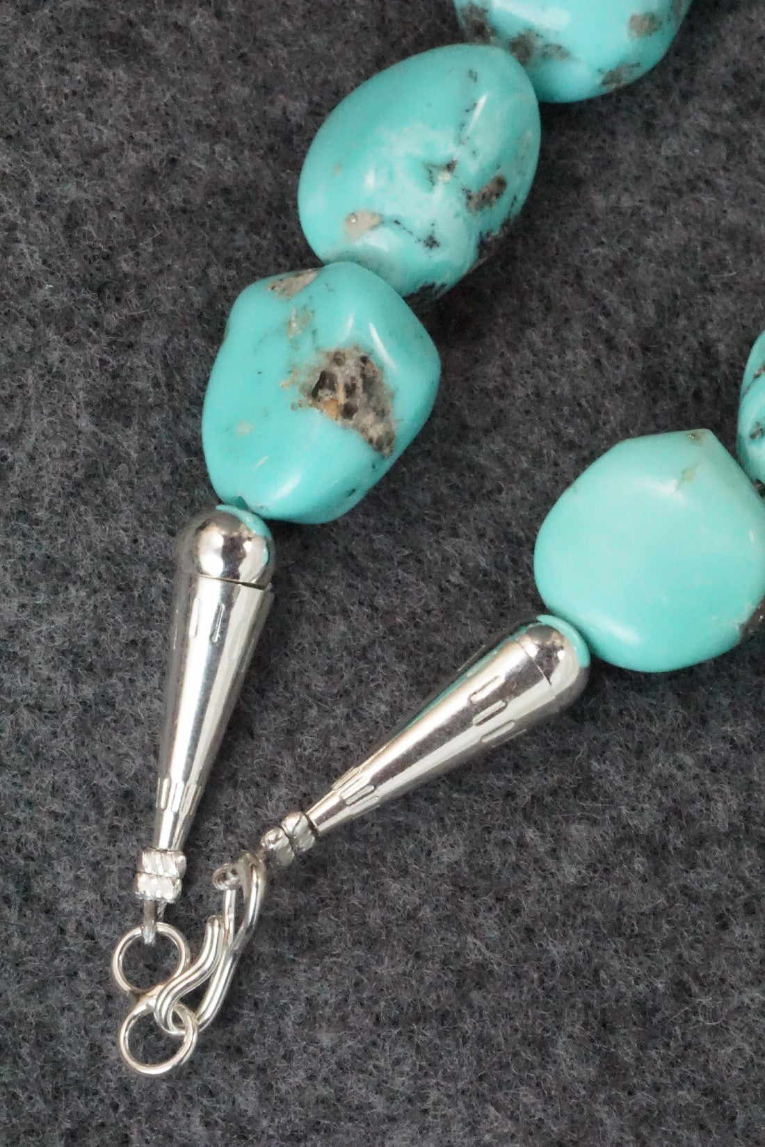 Turquoise & Sterling Silver Necklace - Doreen Jake