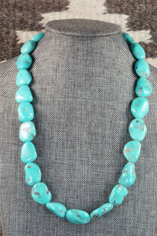 Turquoise & Sterling Silver Necklace - Doreen Jake