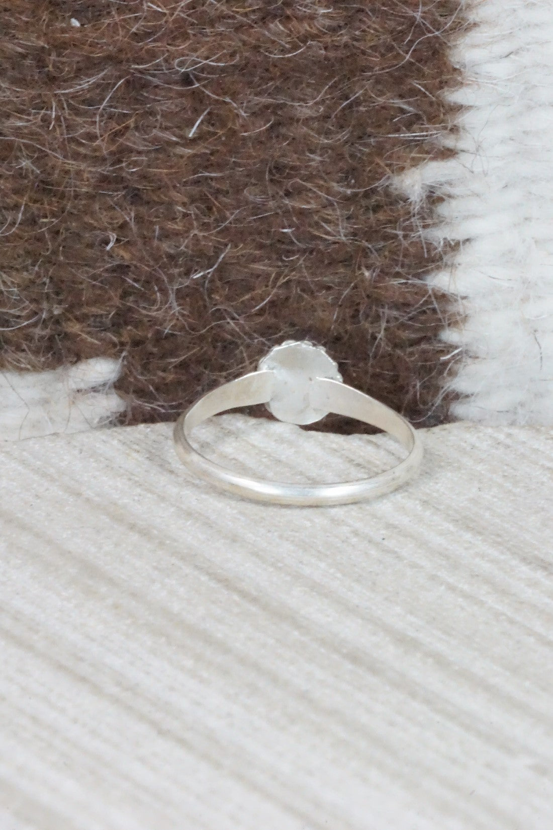Multi Stone & Sterling Silver Ring - Devoria Bowakity - Size 6.5