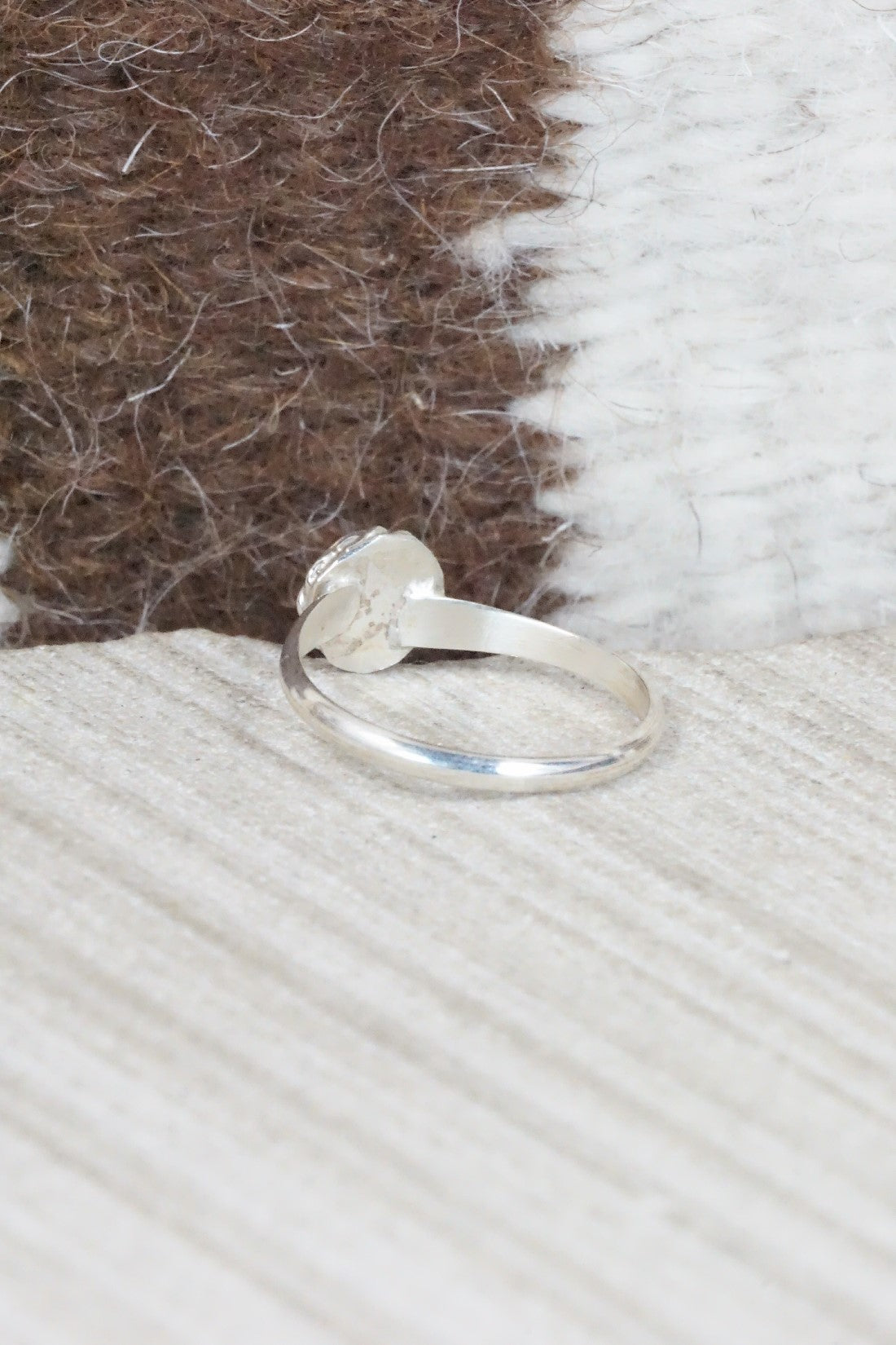 Multi Stone & Sterling Silver Ring - Devoria Bowakity - Size 4.75
