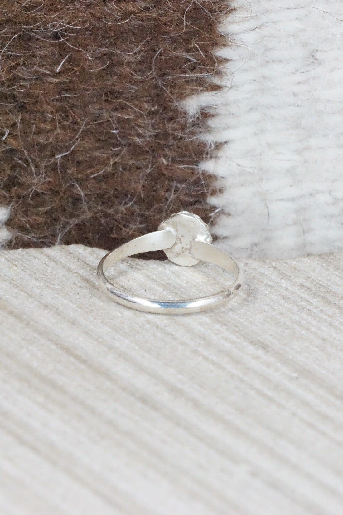 Multi Stone & Sterling Silver Ring - Devoria Bowakity - Size 5.5