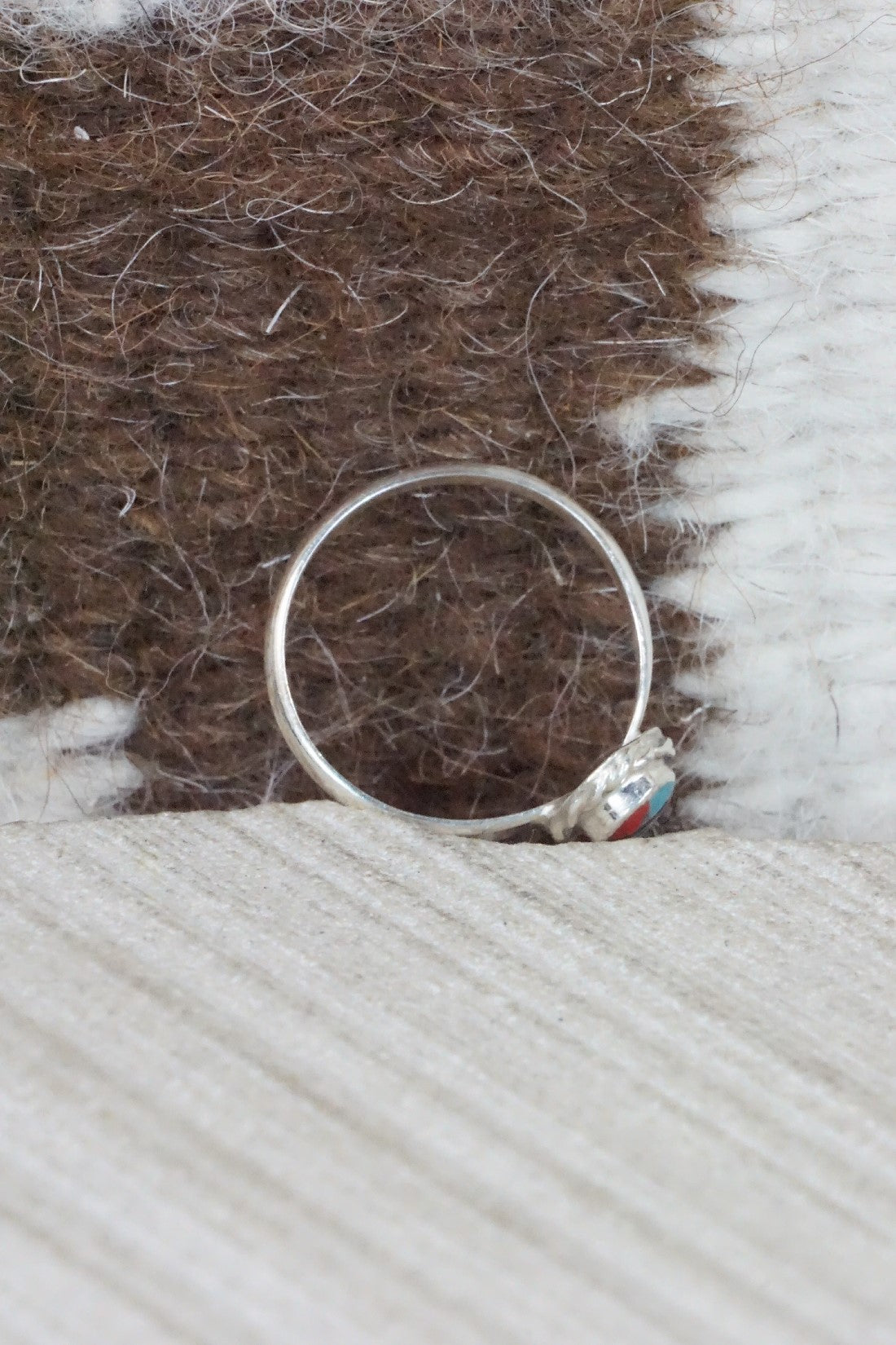 Multi Stone & Sterling Silver Ring - Devoria Bowakity - Size 5.75