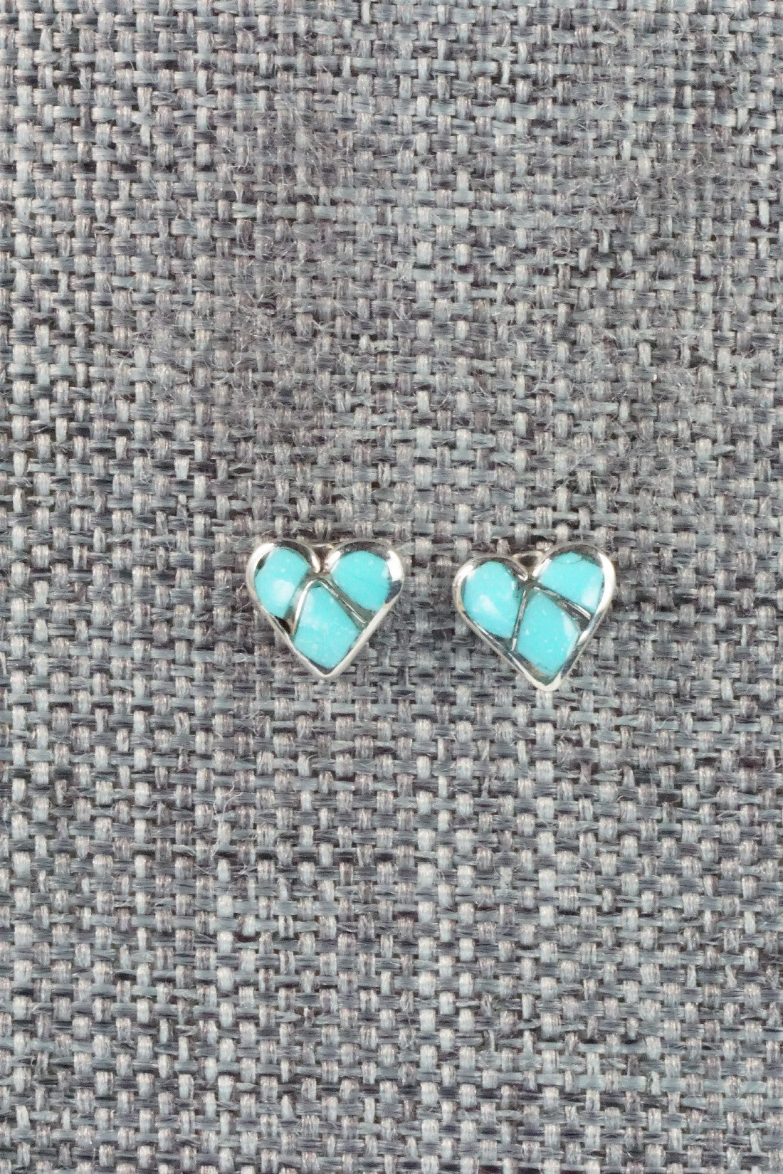 Turquoise & Sterling Silver Earrings - Jolena Haskie
