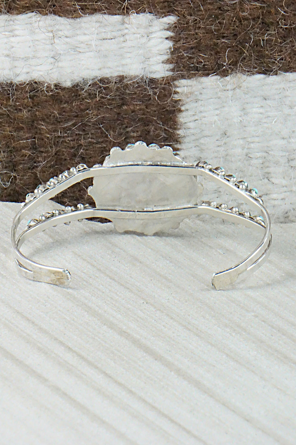 Turquoise & Sterling Silver Bracelet - Jennifer Booqua