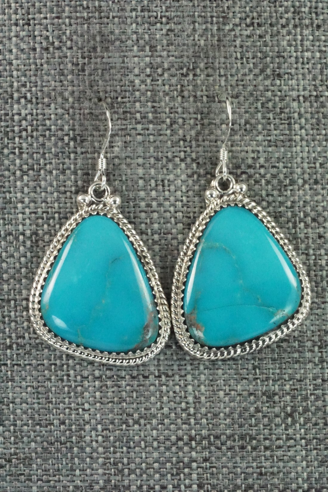 Turquoise and Sterling Silver Earrings - Sharon McCarthy