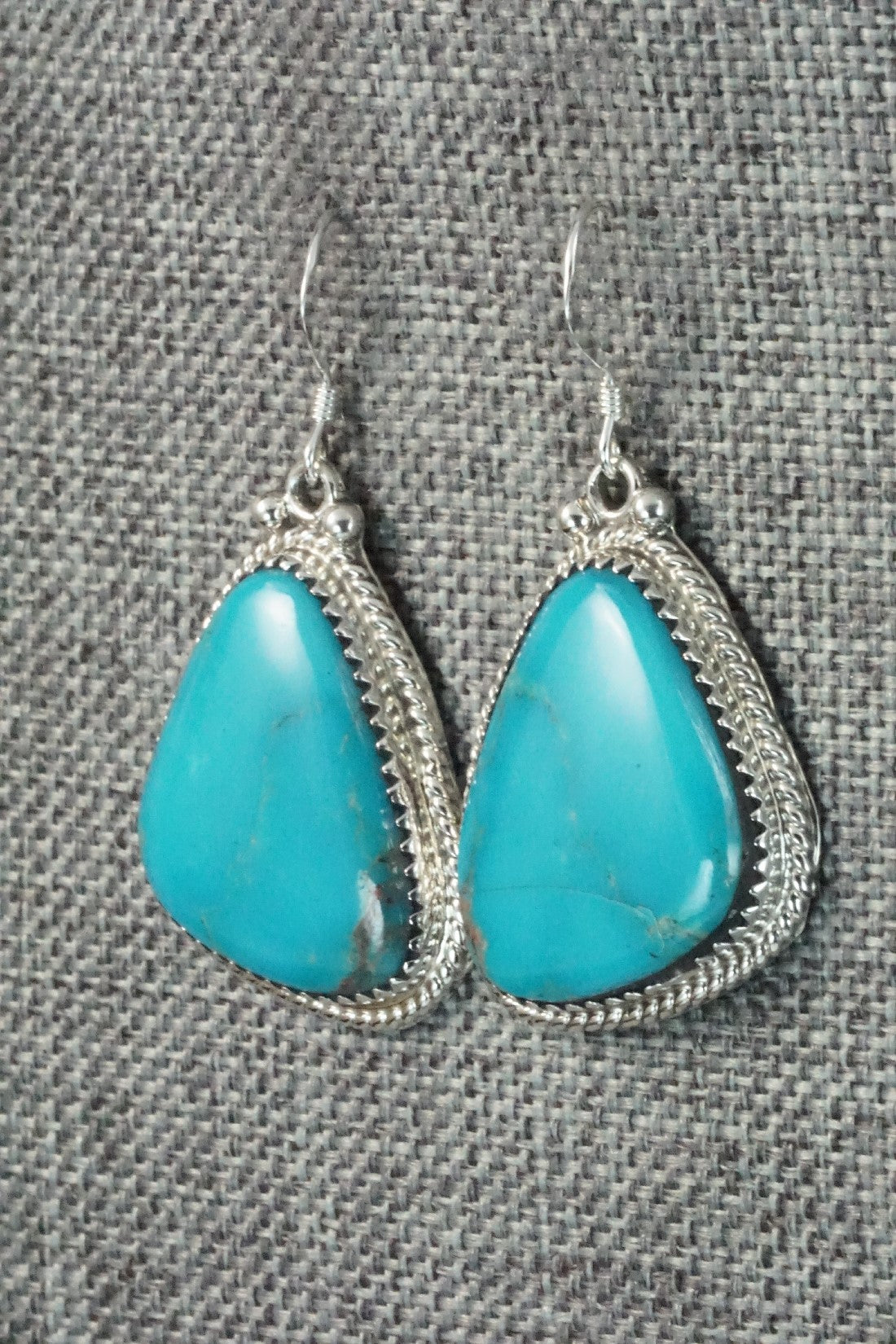 Turquoise and Sterling Silver Earrings - Sharon McCarthy