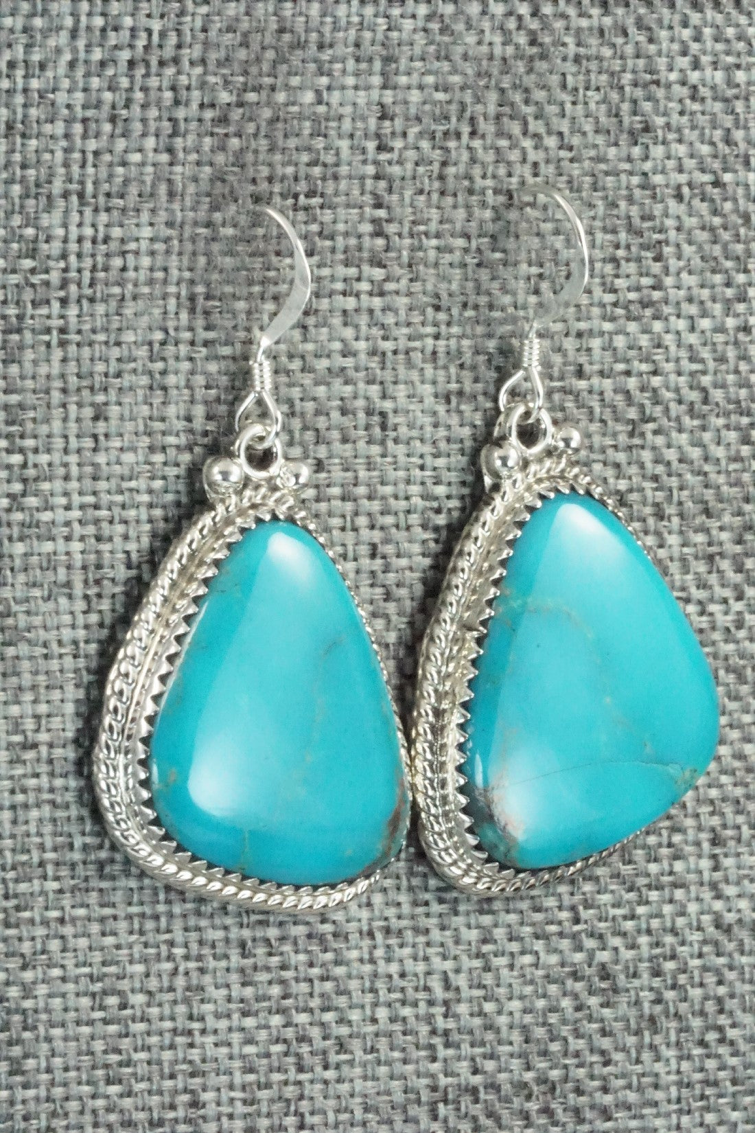 Turquoise and Sterling Silver Earrings - Sharon McCarthy
