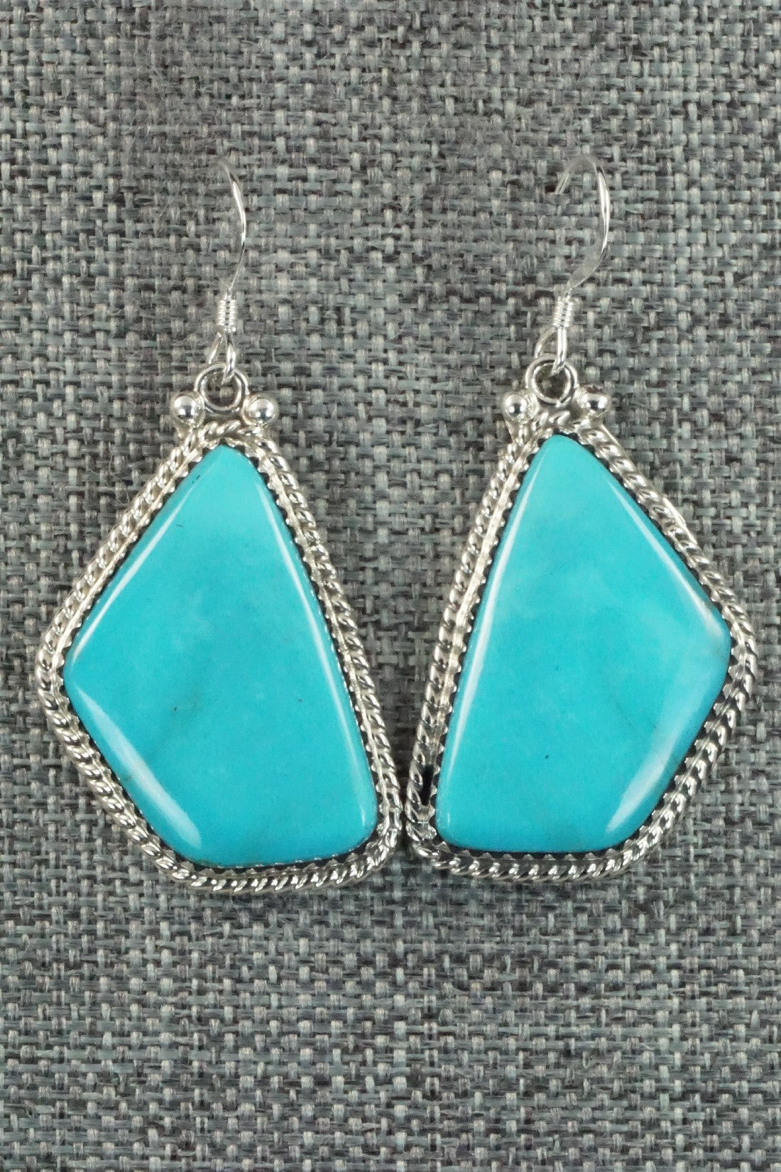 Turquoise and Sterling Silver Earrings - Sharon McCarthy