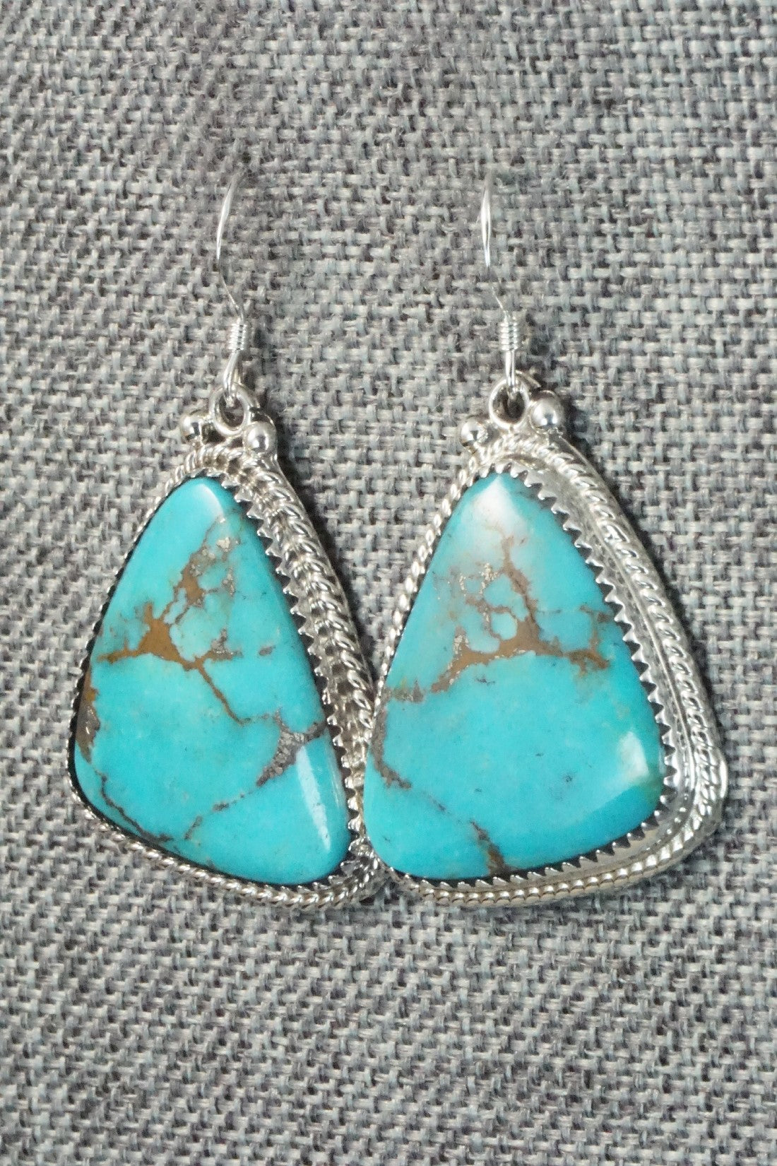 Turquoise and Sterling Silver Earrings - Sharon McCarthy