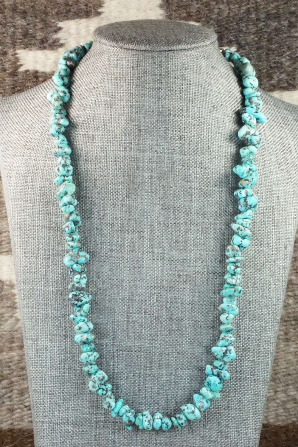 Turquoise & Sterling Silver Necklace - Doreen Jake