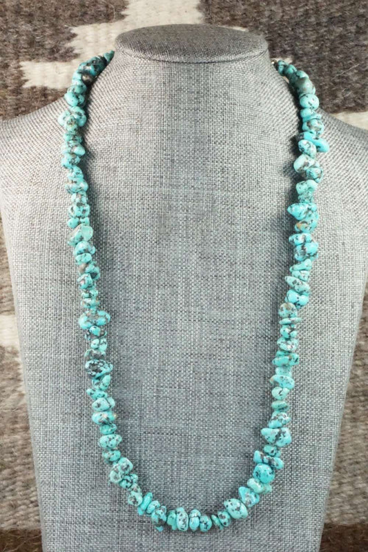 Turquoise & Sterling Silver Necklace - Doreen Jake
