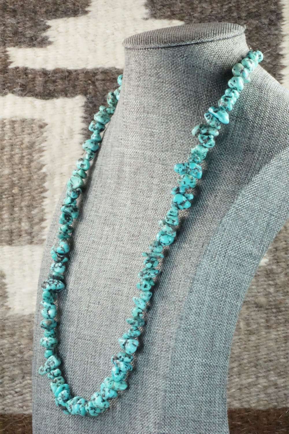 Turquoise & Sterling Silver Necklace - Doreen Jake