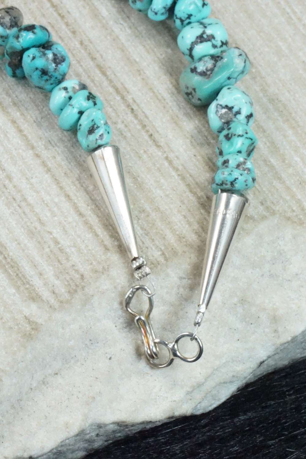 Turquoise & Sterling Silver Necklace - Doreen Jake