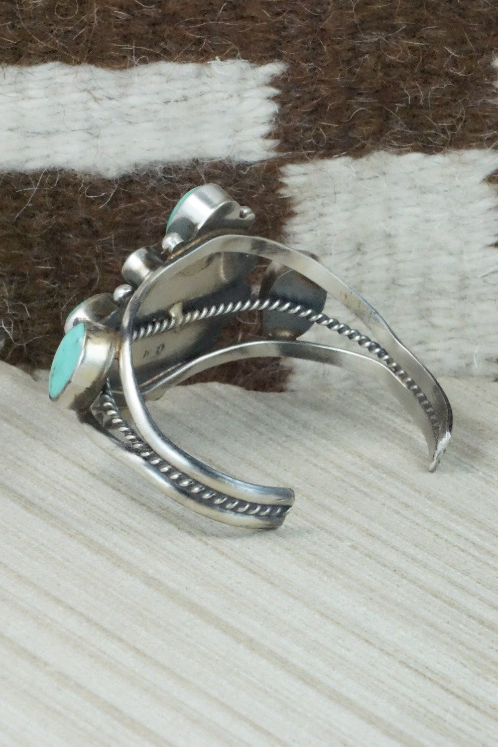Turquoise & Sterling Silver Bracelet - Wilson Dawes