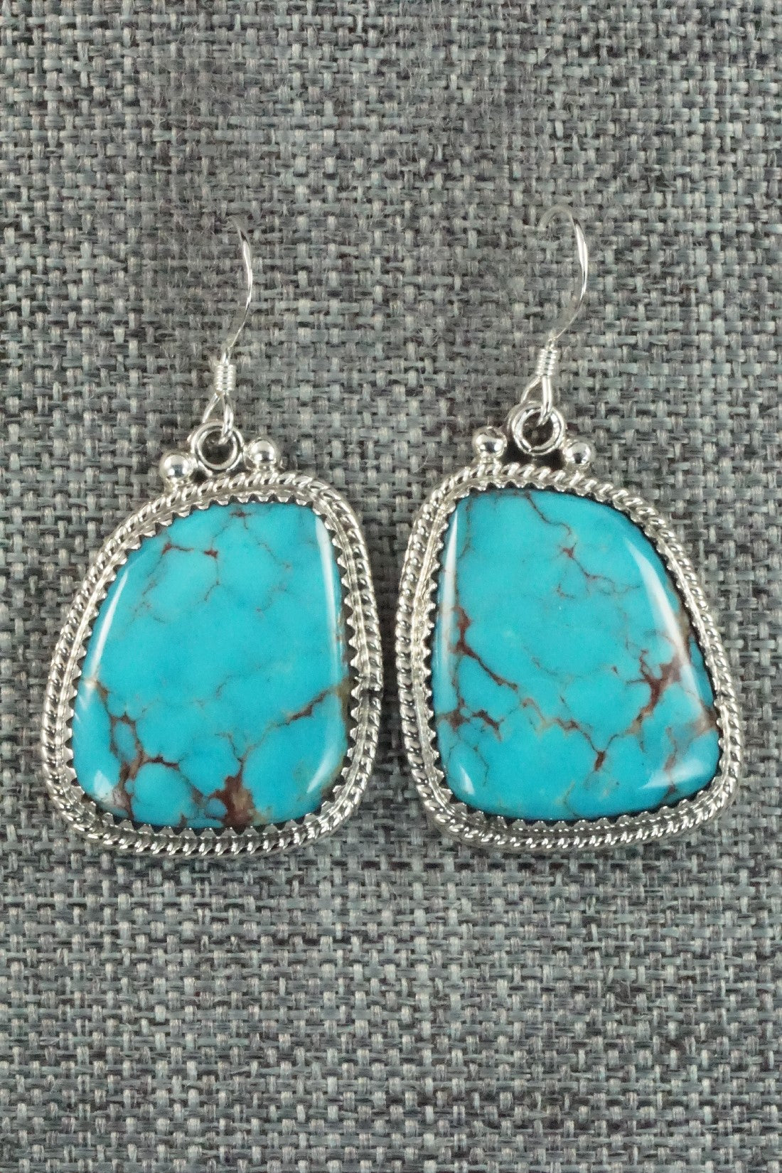 Turquoise and Sterling Silver Earrings - Sharon McCarthy