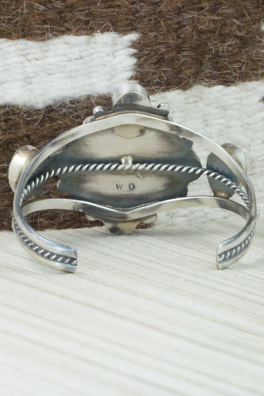 Turquoise & Sterling Silver Bracelet - Wilson Dawes