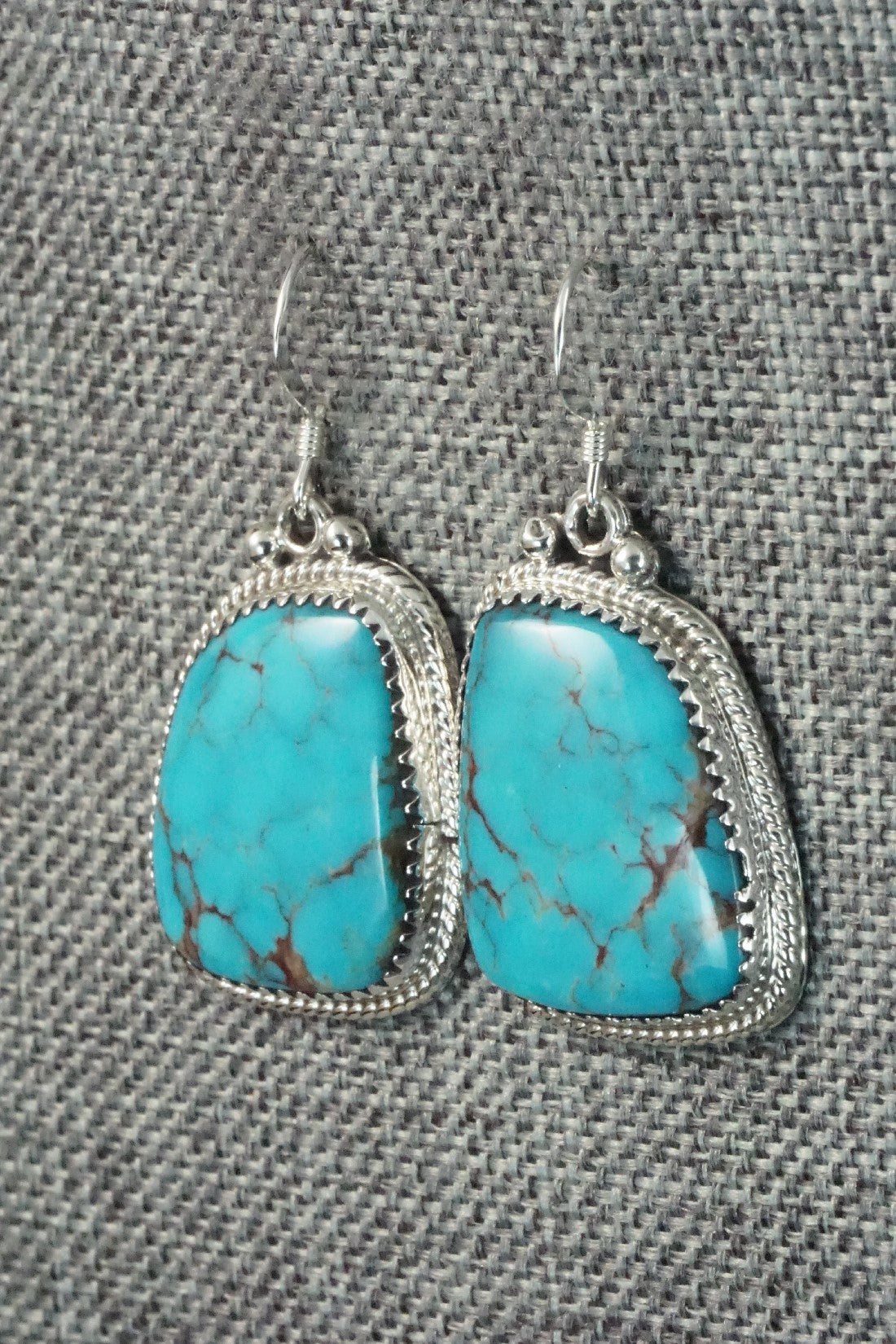 Turquoise and Sterling Silver Earrings - Sharon McCarthy