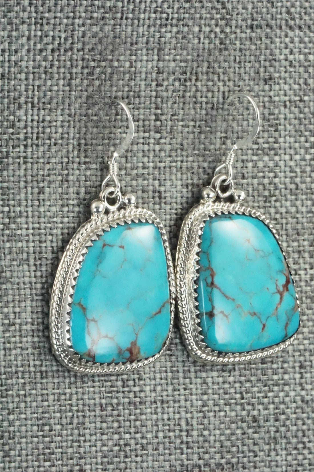 Turquoise and Sterling Silver Earrings - Sharon McCarthy