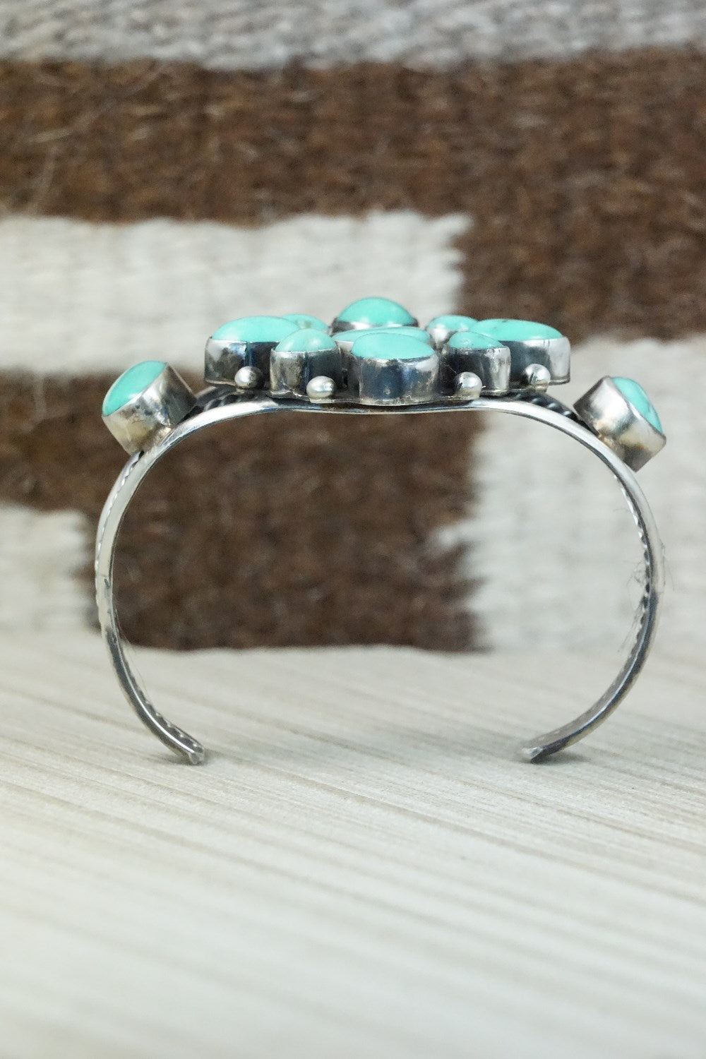 Turquoise & Sterling Silver Bracelet - Wilson Dawes