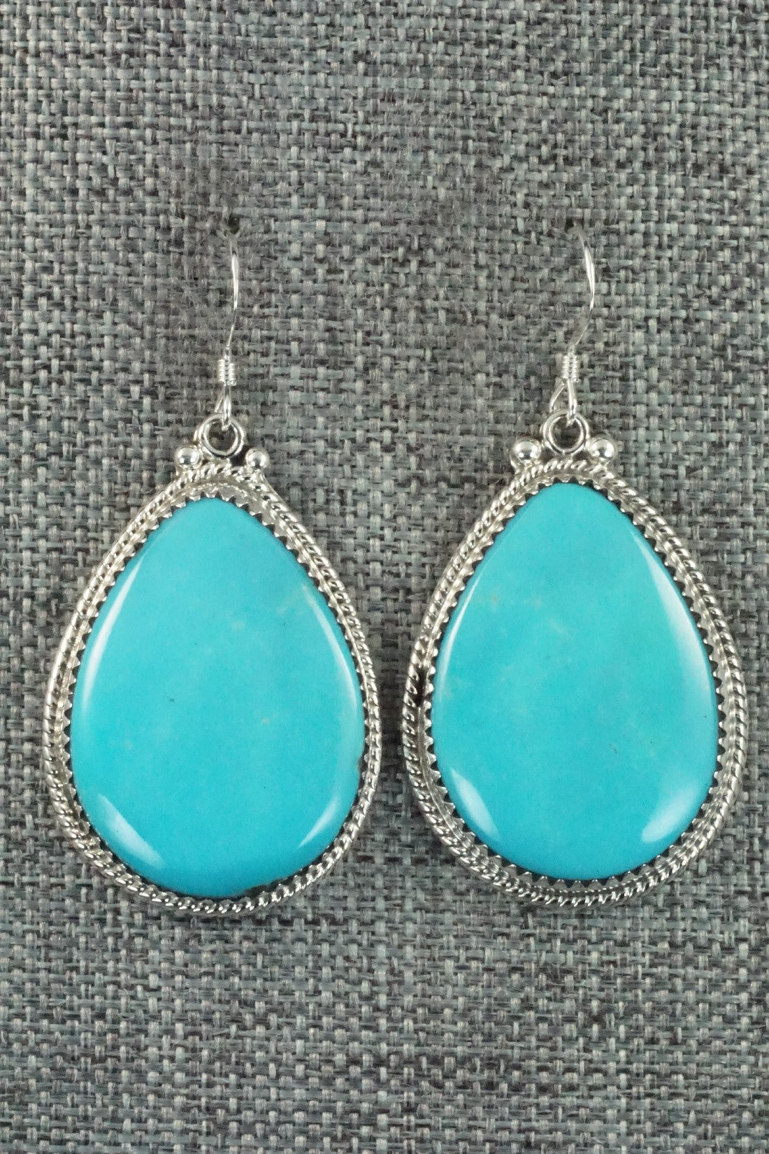 Turquoise and Sterling Silver Earrings - Sharon McCarthy