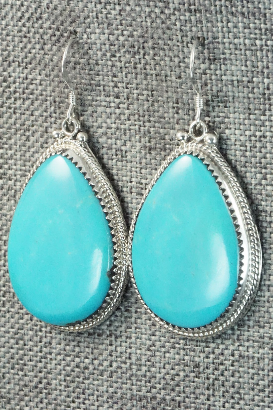 Turquoise and Sterling Silver Earrings - Sharon McCarthy