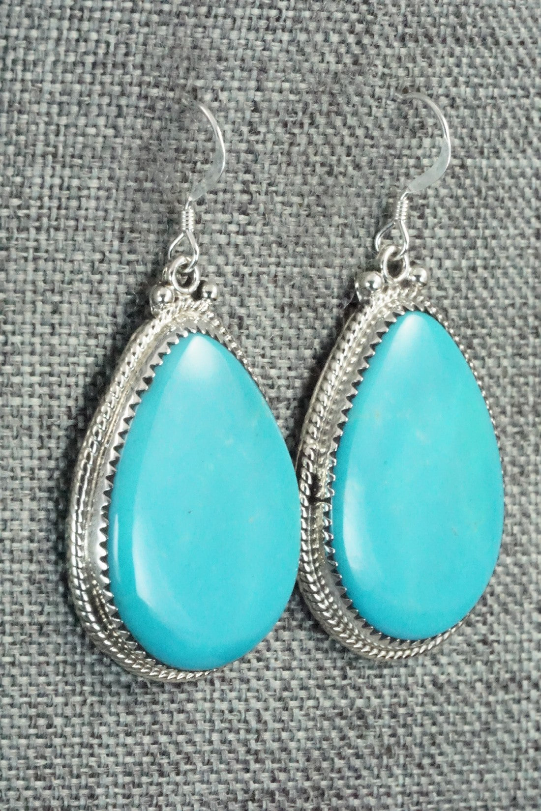 Turquoise and Sterling Silver Earrings - Sharon McCarthy