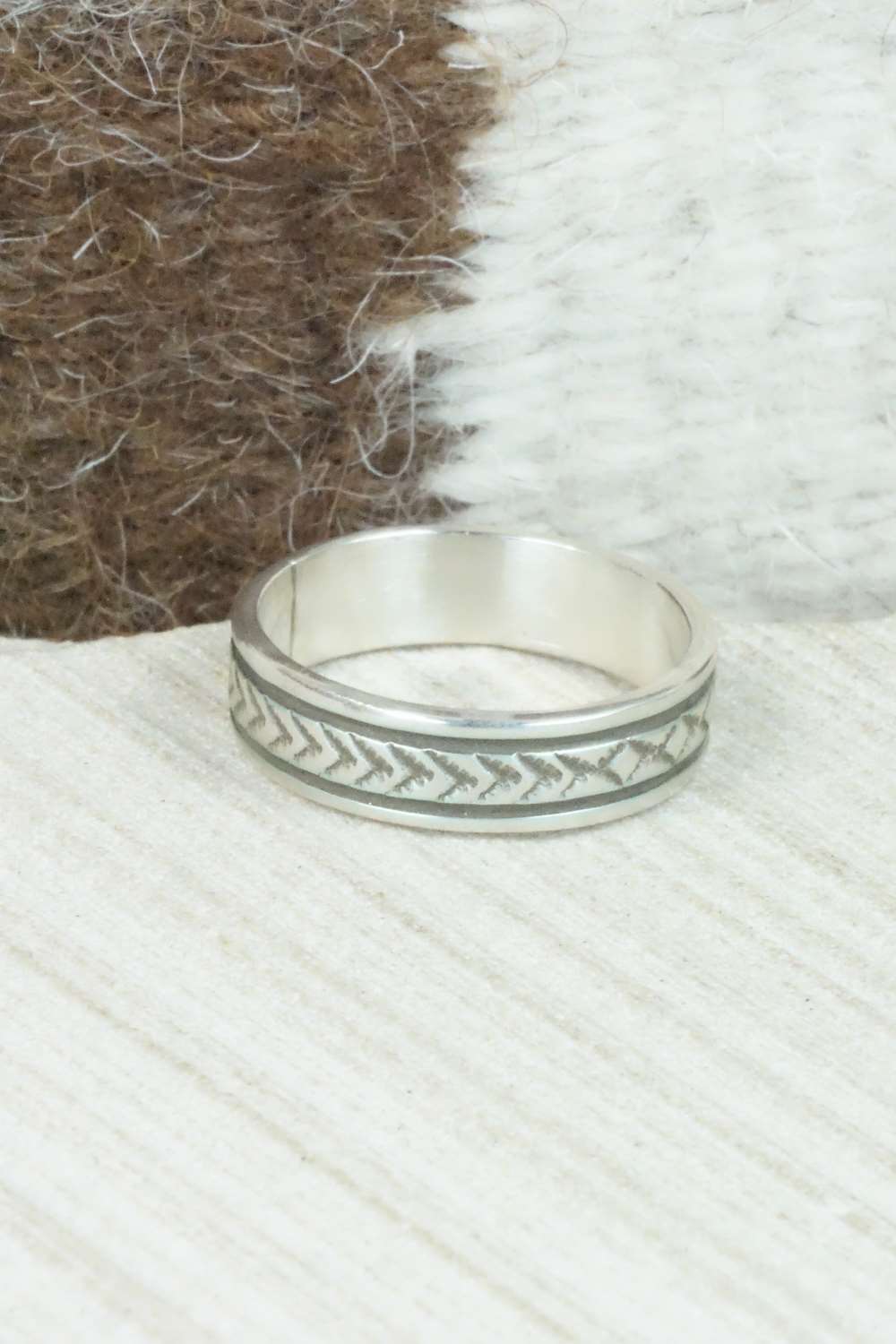 Sterling Silver Ring - Bruce Morgan - Size 12.75