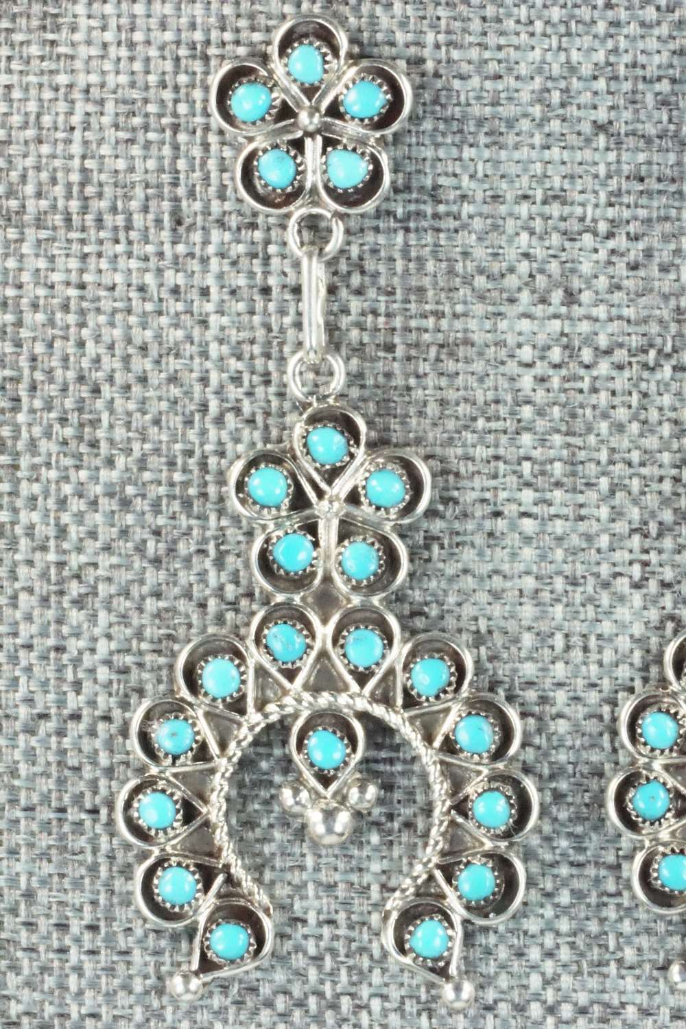 Turquoise & Sterling Silver Earrings - Erline James