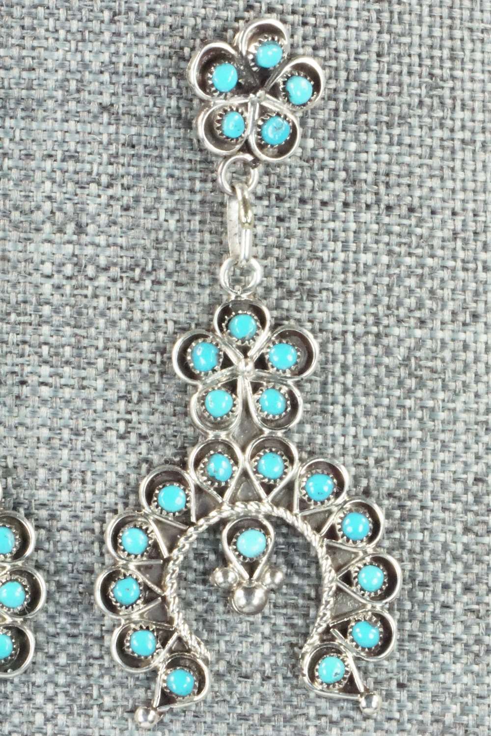 Turquoise & Sterling Silver Earrings - Erline James