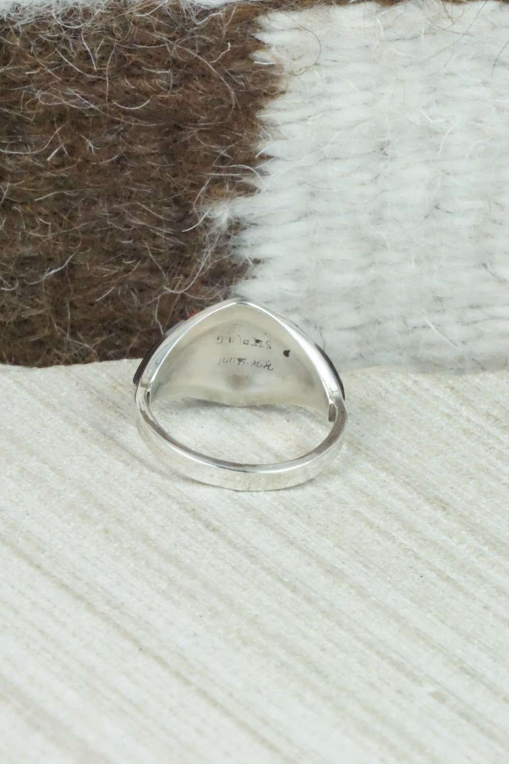 Multi Stone & Sterling Silver Ring - Size 6.25 - KK Zuni