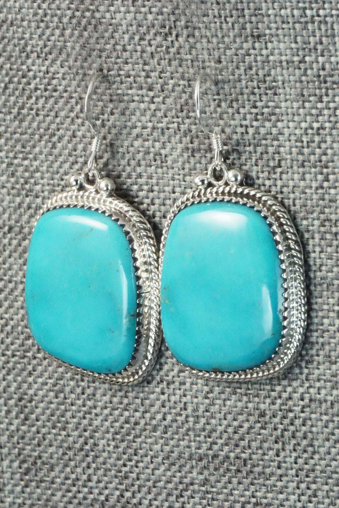 Turquoise and Sterling Silver Earrings - Sharon McCarthy