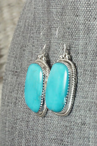 Turquoise and Sterling Silver Earrings - Sharon McCarthy