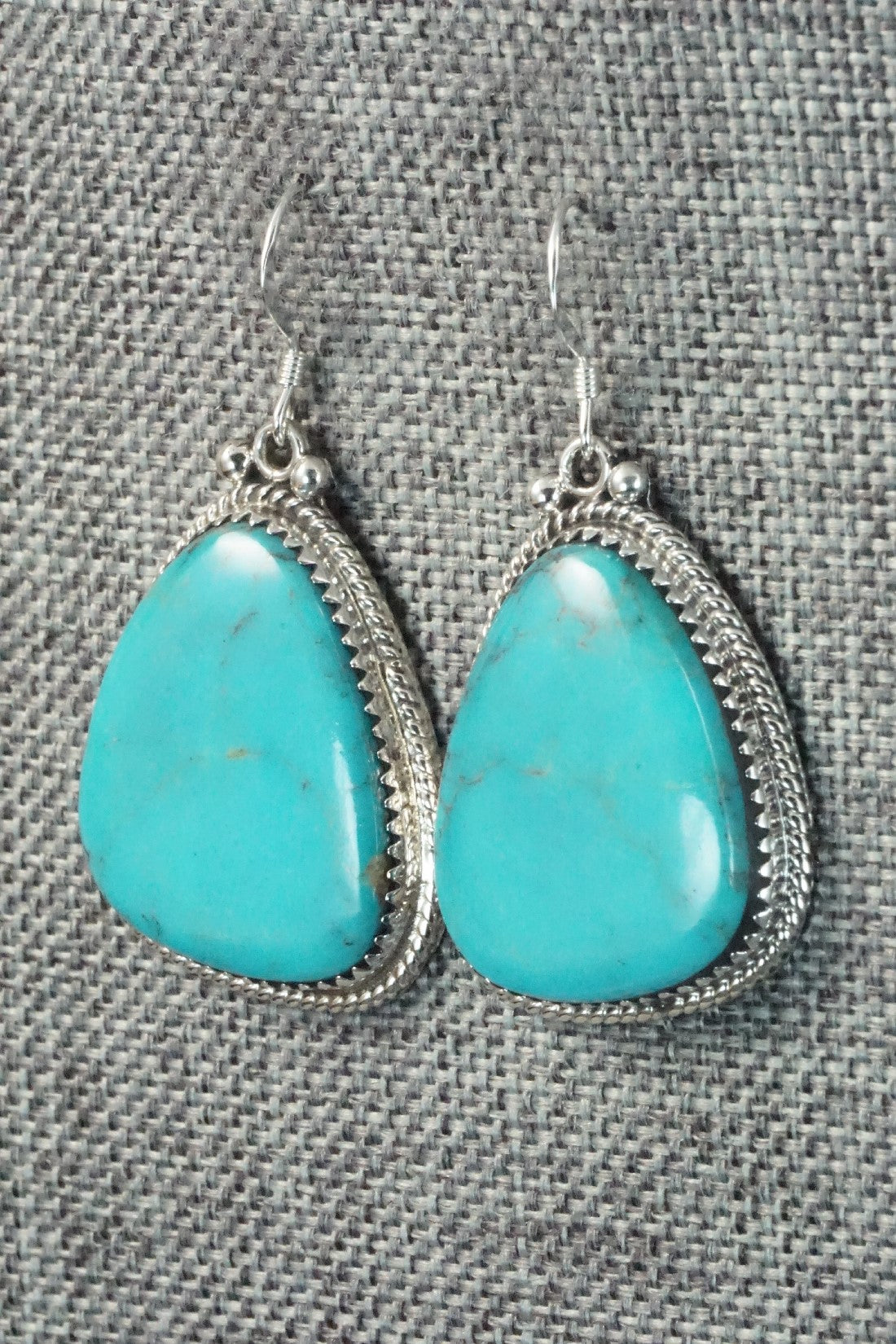 Turquoise and Sterling Silver Earrings - Sharon McCarthy