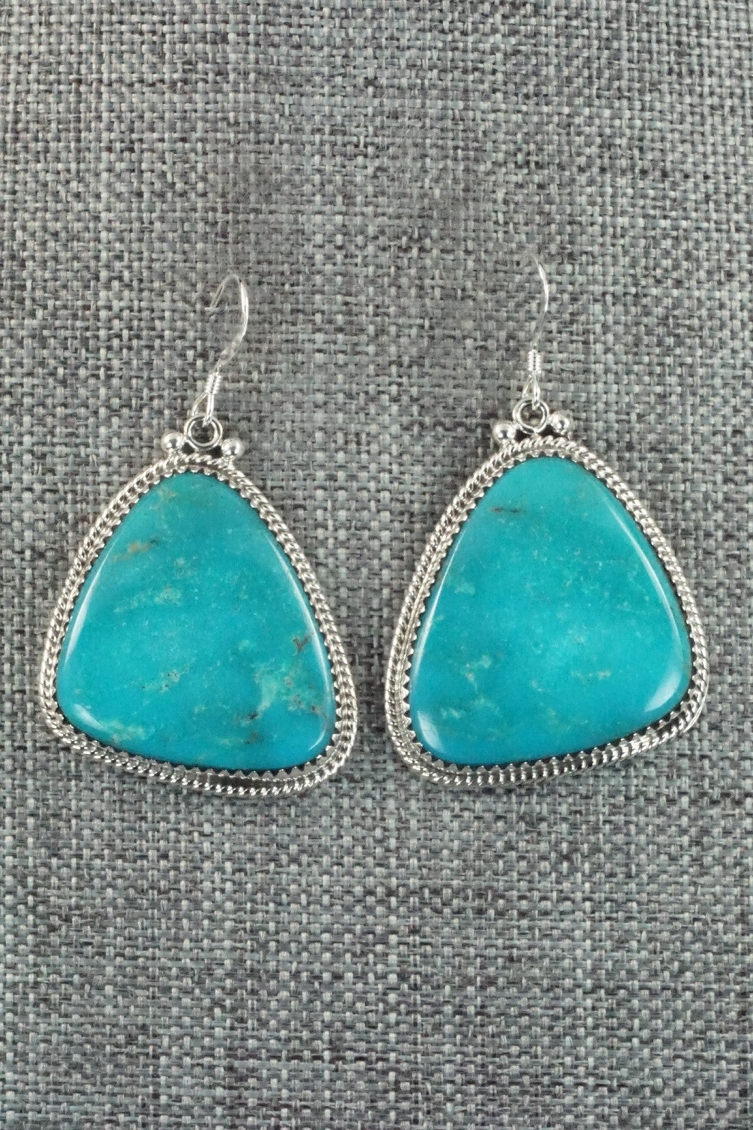 Turquoise and Sterling Silver Earrings - Sharon McCarthy