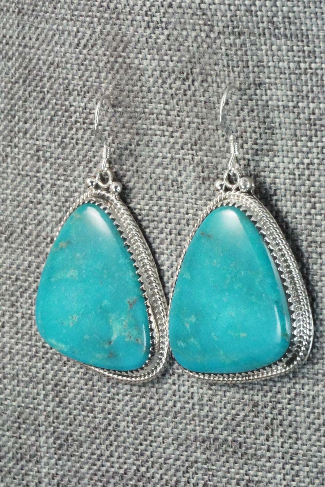 Turquoise and Sterling Silver Earrings - Sharon McCarthy