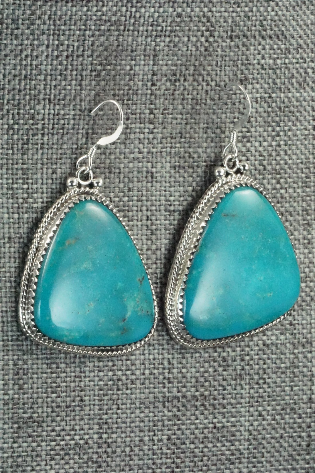 Turquoise and Sterling Silver Earrings - Sharon McCarthy