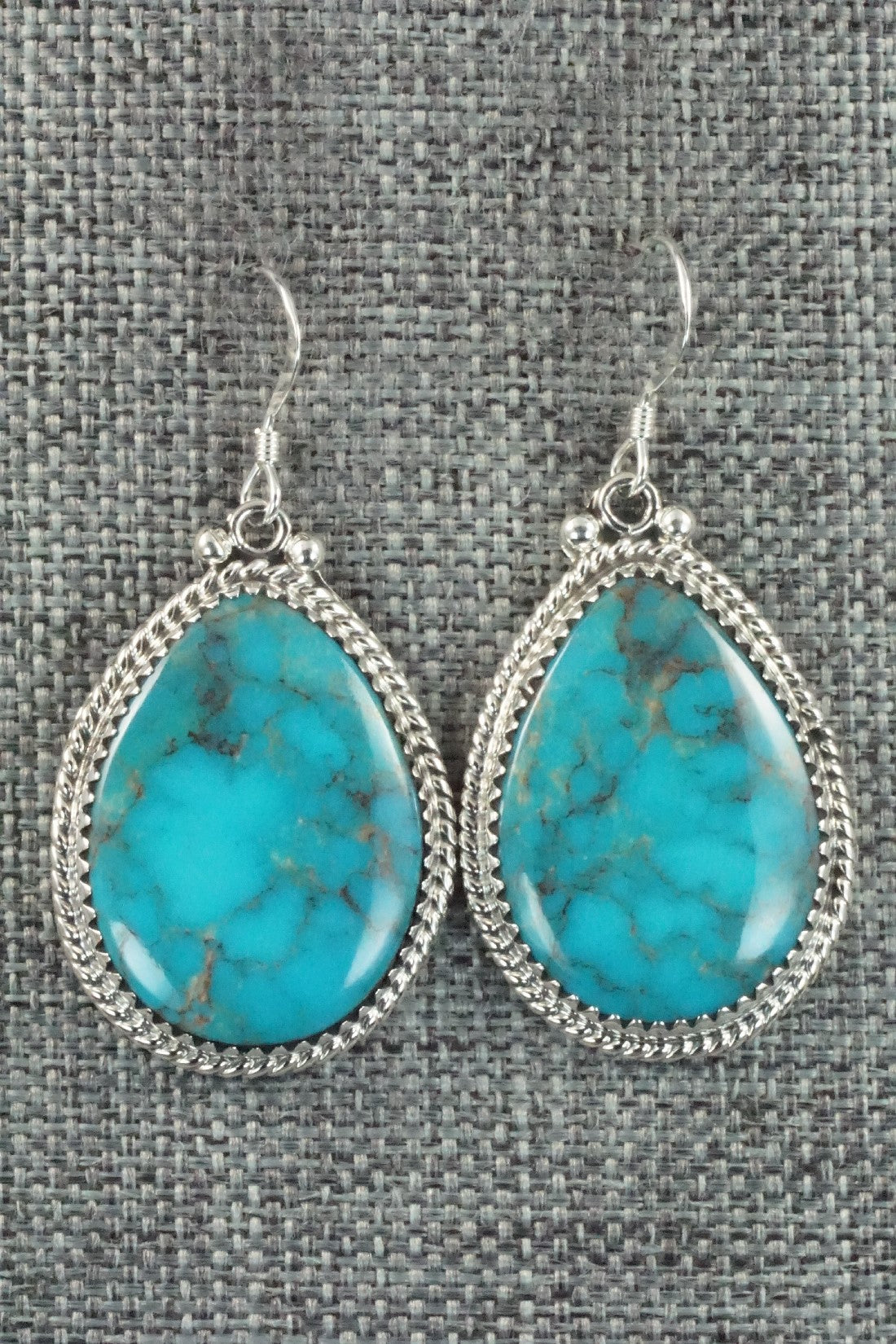 Turquoise and Sterling Silver Earrings - Sharon McCarthy