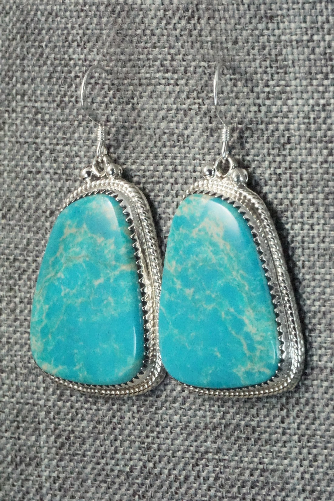 Turquoise and Sterling Silver Earrings - Sharon McCarthy