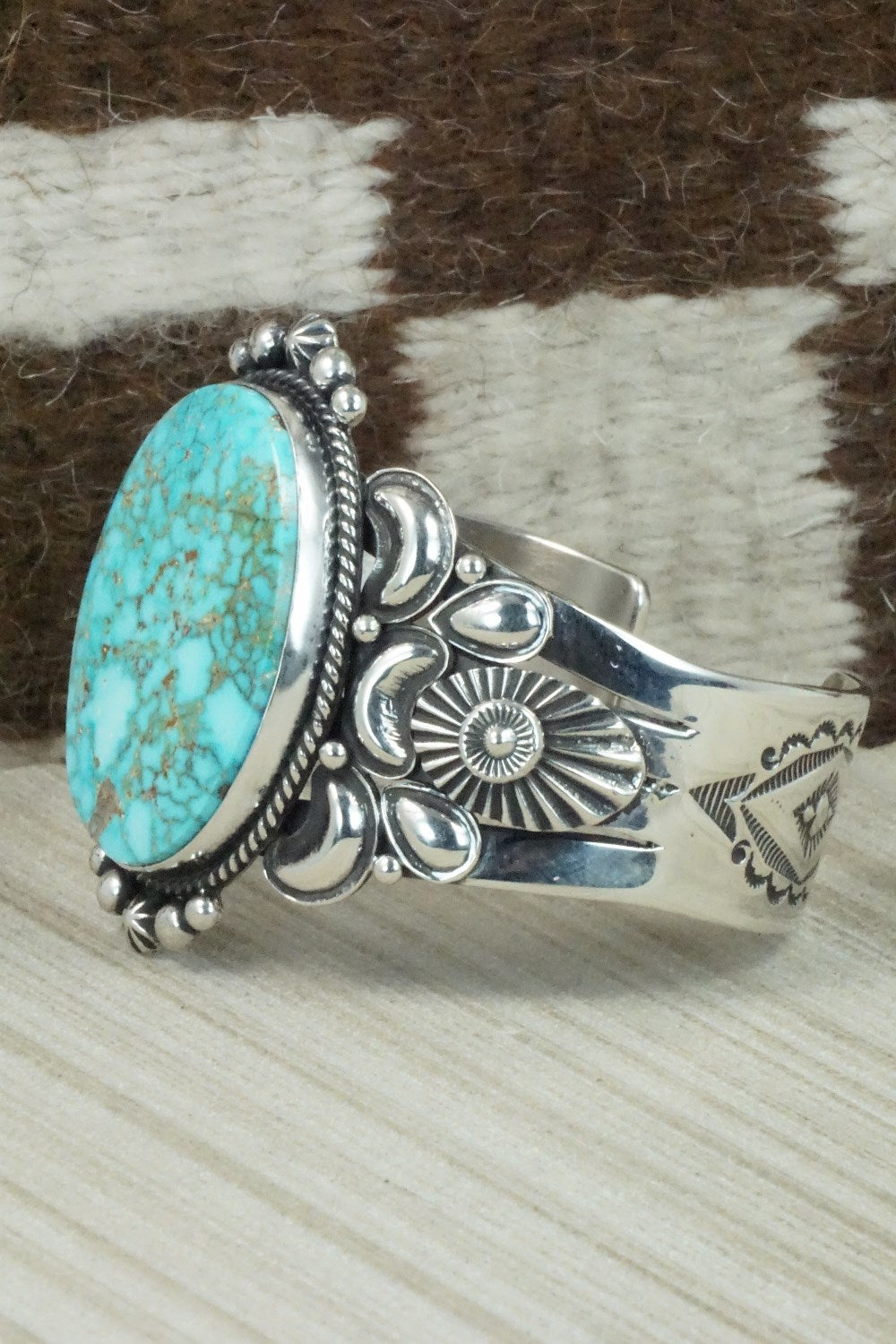 Turquoise & Sterling Silver Bracelet - Derrick Gordon